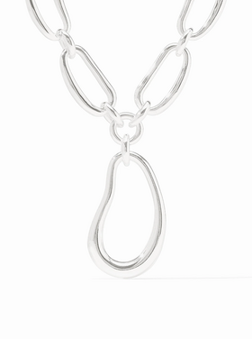 Julie Vos Julie Vos Silver Wave Necklace