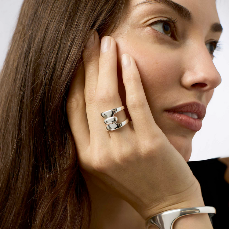 Julie Vos Julie Vos Silver Laguna Ring 6/7