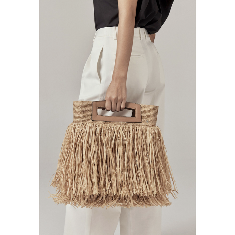 Helen Kaminski Helen Kaminski Bailey Raffia Fringe Tote