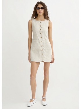 POSSE Posse Emma Button Down Mini Dress