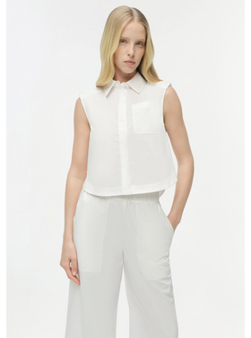 Simkhai Simkhai Winslow Cropped Shirt