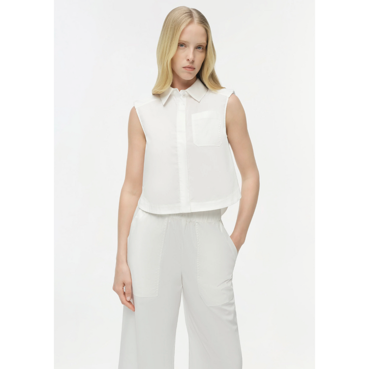 Simkhai Simkhai Winslow Cropped Shirt