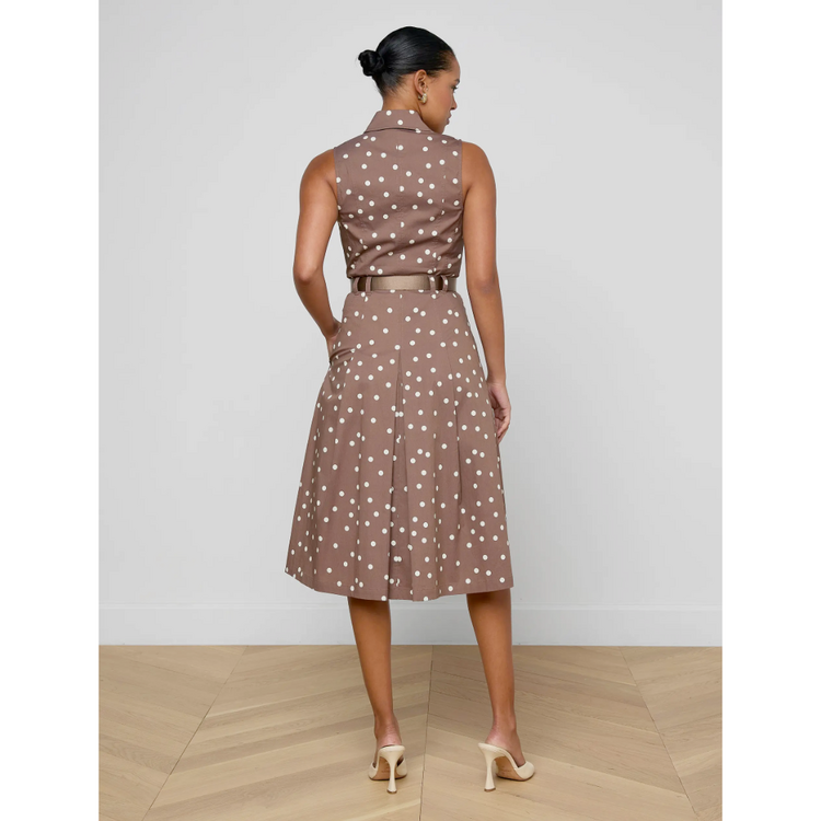 L'AGENCE L'agence Kylo Belted Shirt Dress