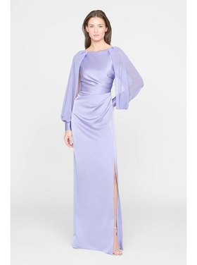 Theia Theia Penelope Satin Dress