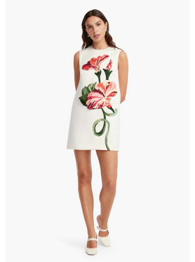 Leo Lin Leo Lin Yvonne Applique Floral Mini