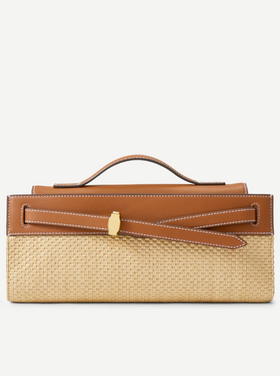 Veronica Beard Veronica Beard Raffia Dash Clutch