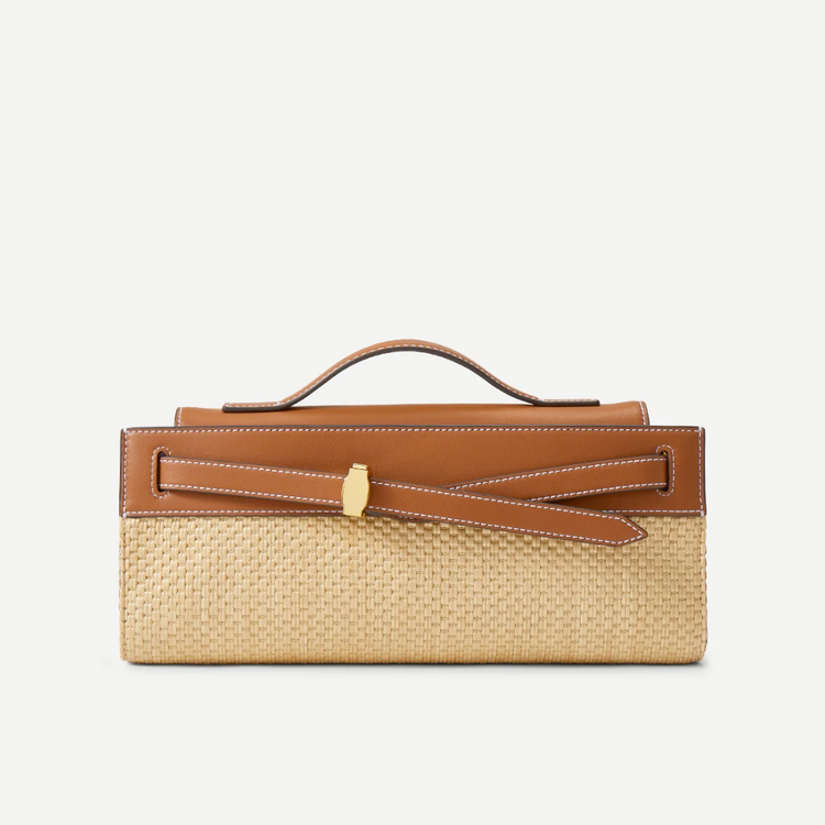 Veronica Beard Veronica Beard Raffia Dash Clutch