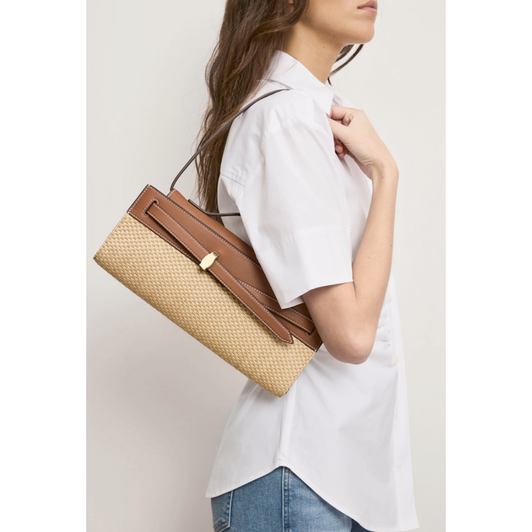 Veronica Beard Veronica Beard Raffia Dash Clutch