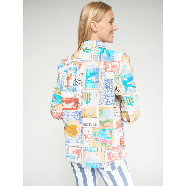 Vilagallo Vilagallo Travel Stamp Shirt