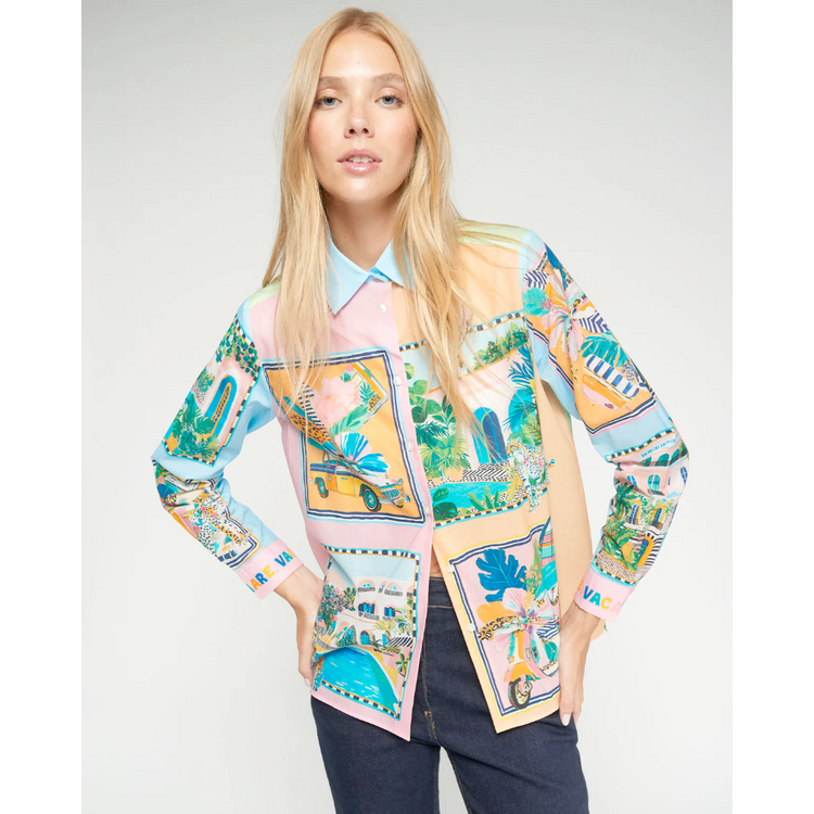 Vilagallo Vilagallo Travel Scenes Shirt