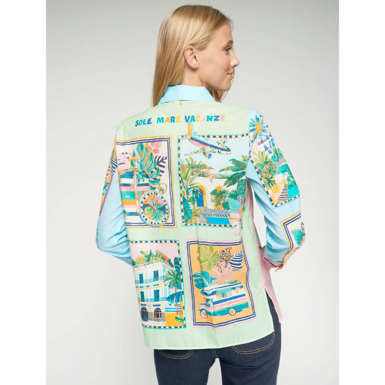 Vilagallo Vilagallo Travel Scenes Shirt