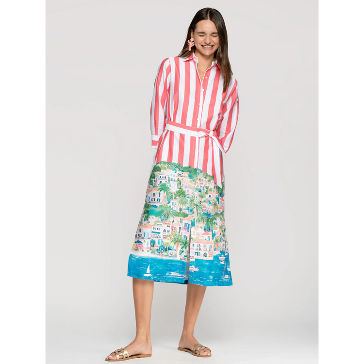 Vilagallo Vilagallo Striped Shirt Dress