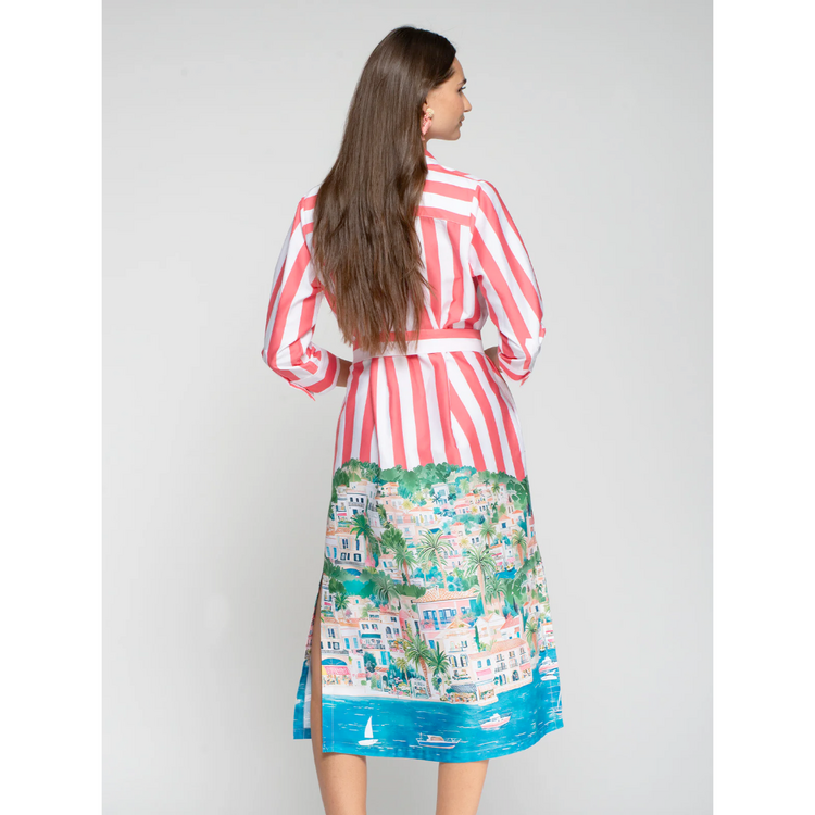 Vilagallo Vilagallo Striped Shirt Dress