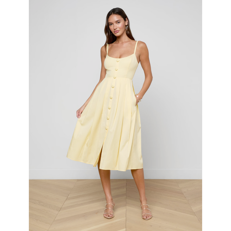 L'AGENCE L'agence Reanne Midi Dress