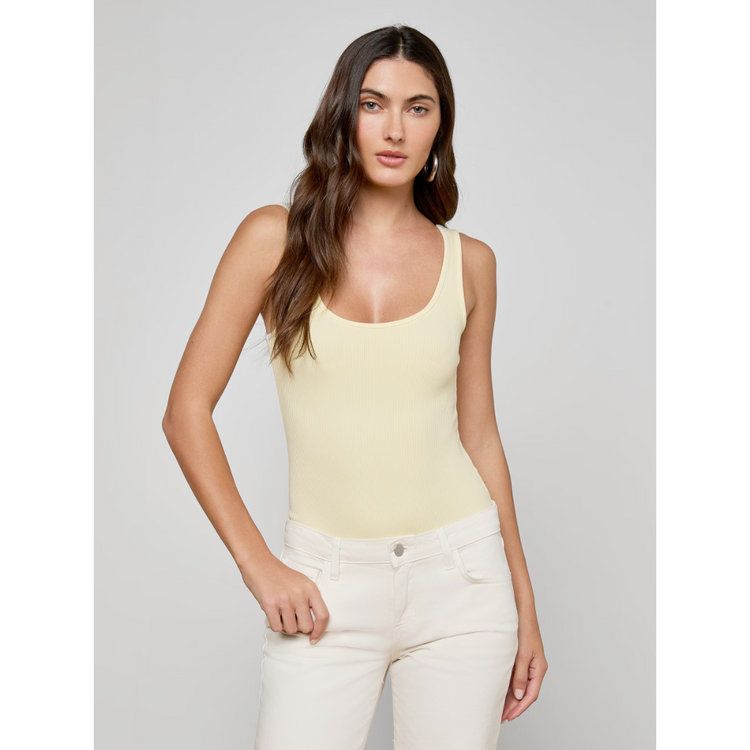 L'AGENCE L'agence Nica Scoop Tank Bodysuit