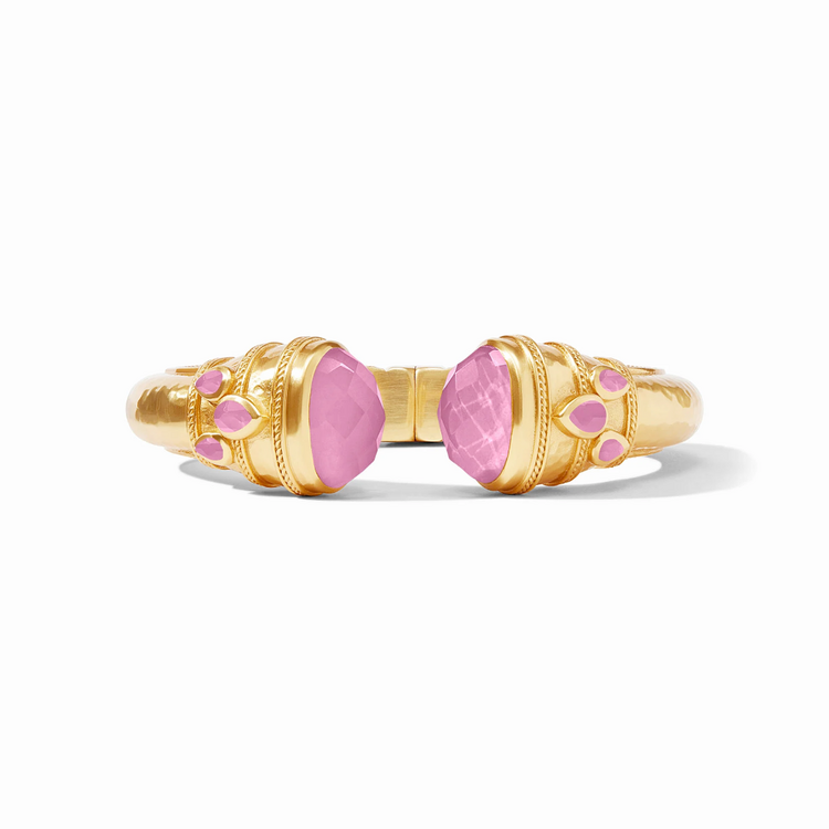 Julie Vos Julie Vos Cannes Cuff Tourmaline Pink