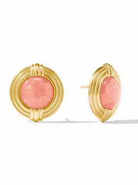 Julie Vos Julie Vos Portofino Statement Stone Earring Melon