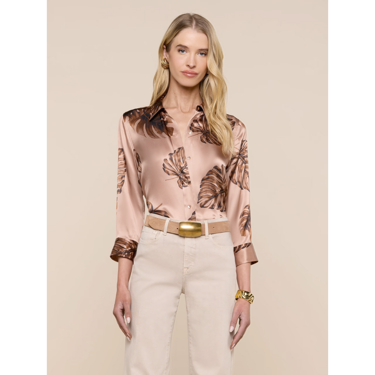 L'AGENCE L'agence Dani 3/4 Slv Blouse