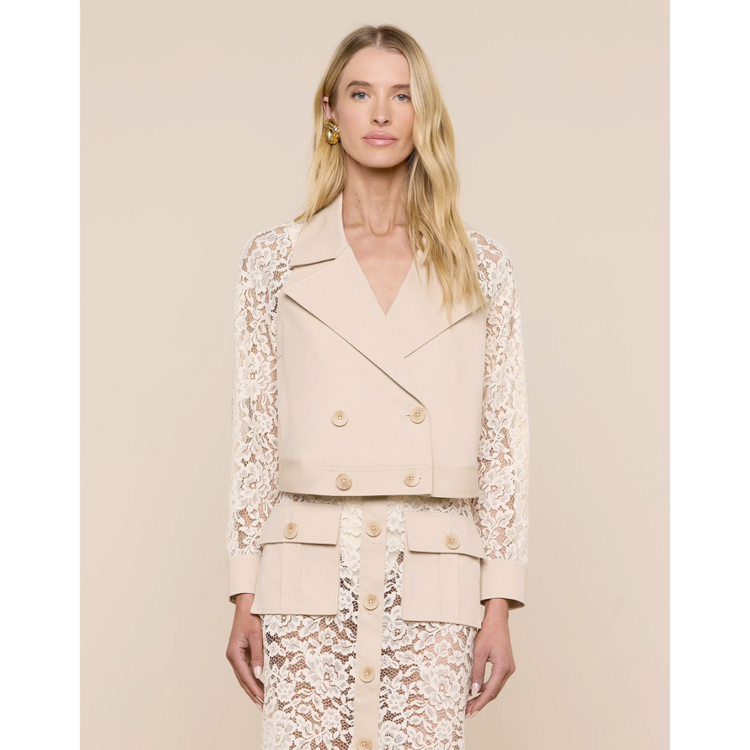 L'AGENCE L'agence Novelle Lace Trench