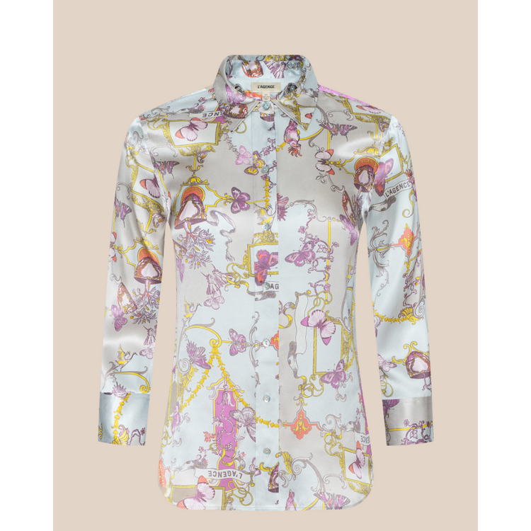 L'AGENCE L'agence Dani 3/4 Slv Blouse