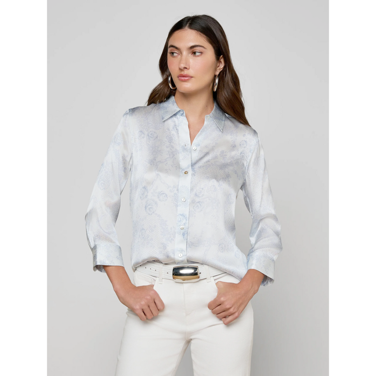 L'AGENCE L'agence Dani 3/4 Slv Blouse