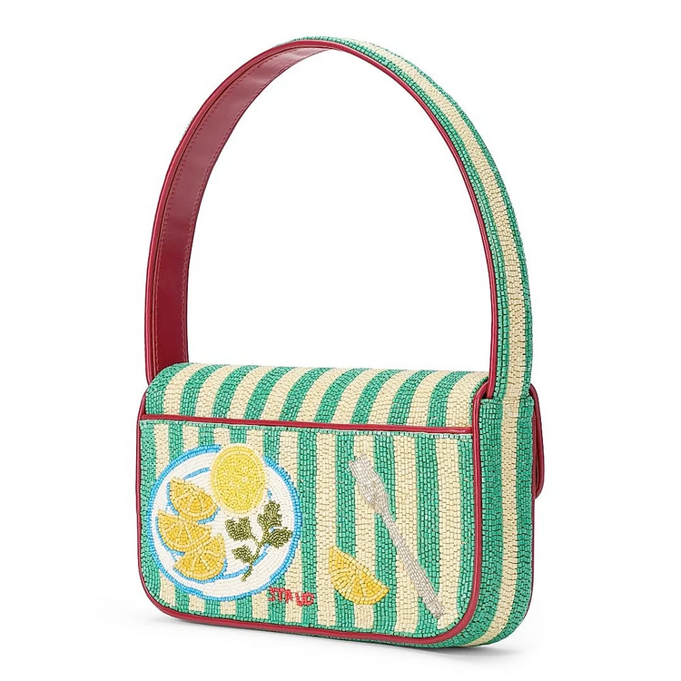 Staud Staud Tommy Beaded Bag