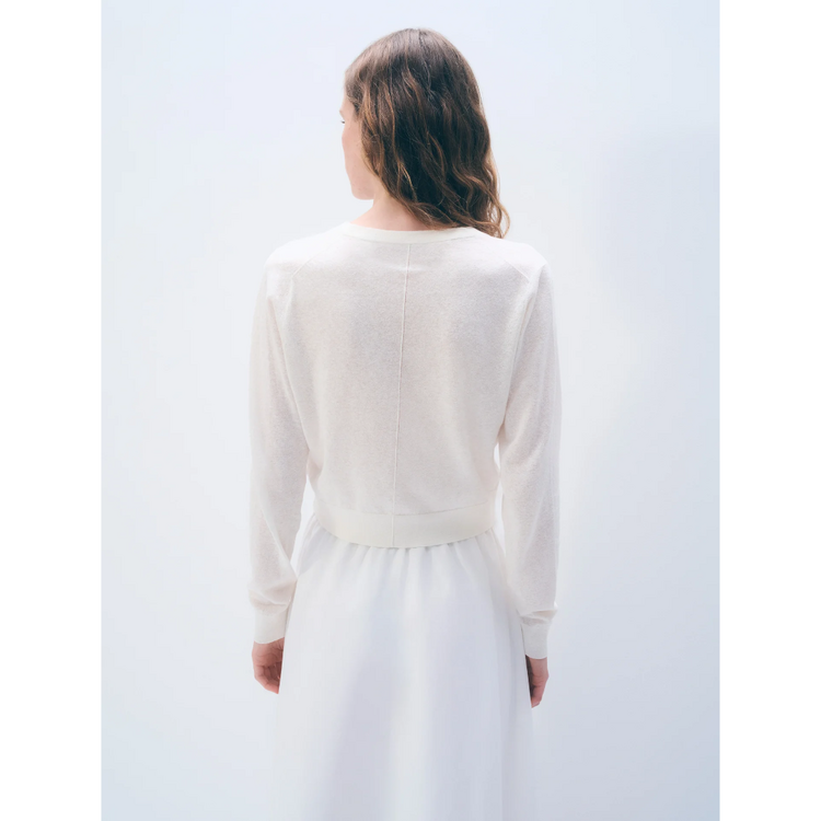 White + Warren White + Warren Linen Blend Cardigan