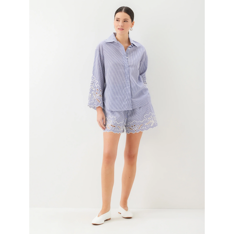 Fifteen Twenty Fifteen Twenty Dakota Embroidered Shirt