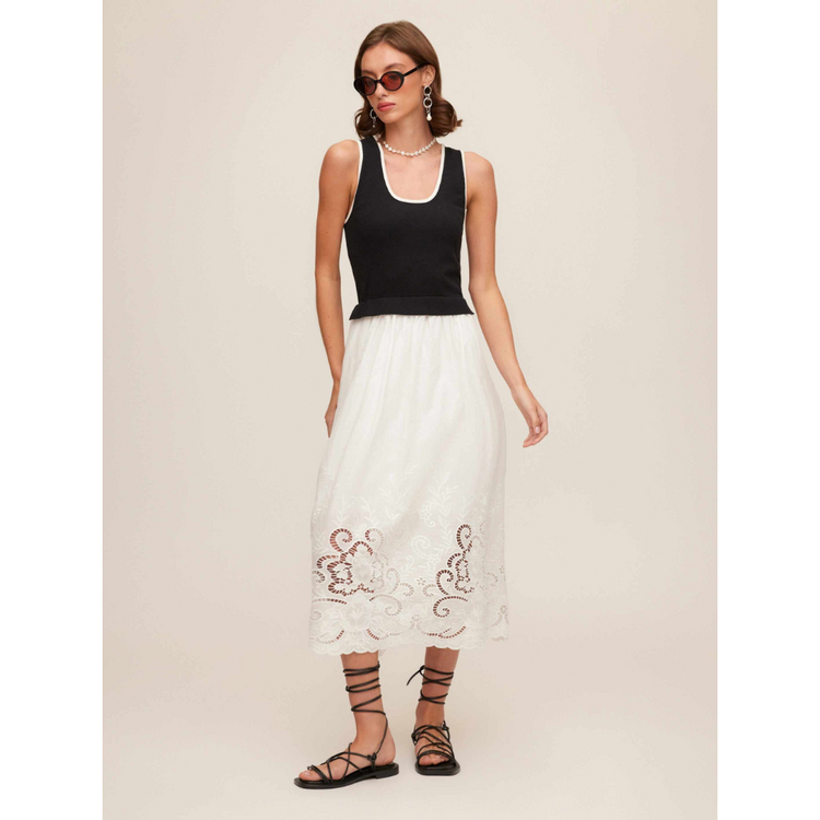 Fifteen Twenty Fifteen Twenty Alicia Contrast Midi