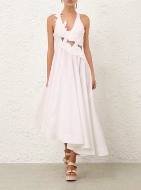 Zimmermann Zimmermann Luna Applique Midi Dress