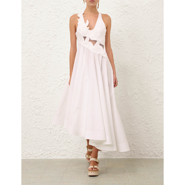 Zimmermann Zimmermann Luna Applique Midi Dress
