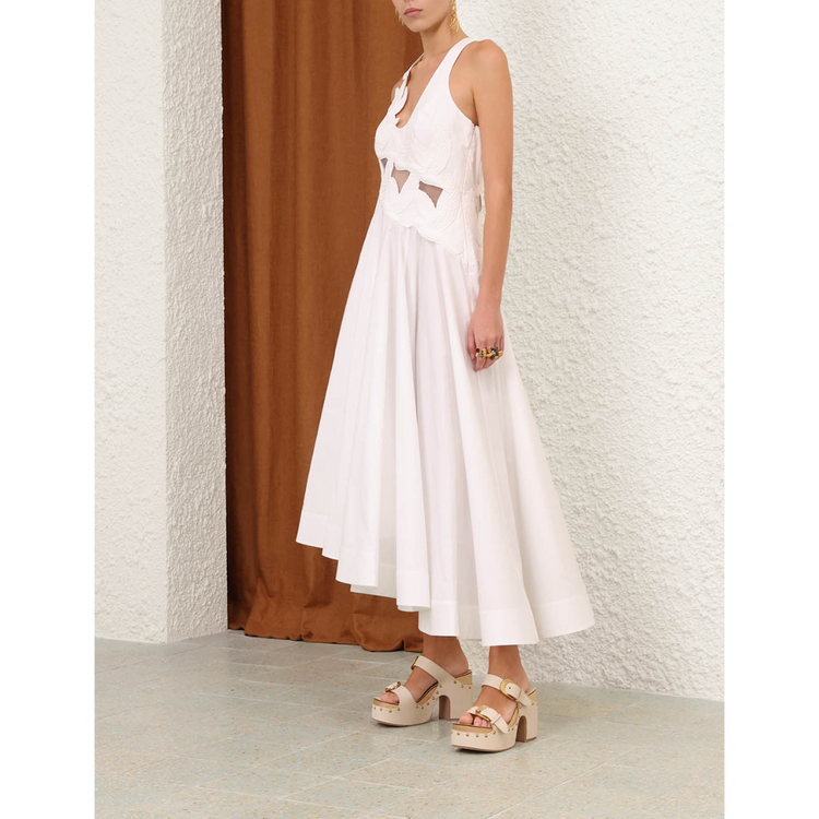 Zimmermann Zimmermann Luna Applique Midi Dress