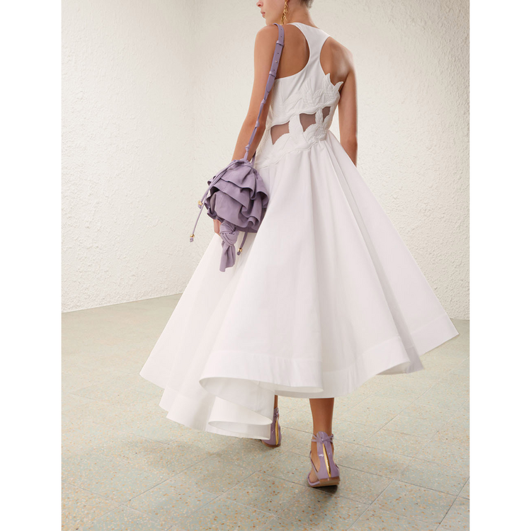 Zimmermann Zimmermann Luna Applique Midi Dress