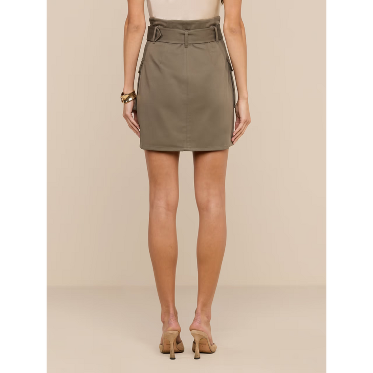 L'AGENCE L'agence Maelis Paperbag Mini Skirt