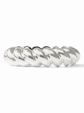 Julie Vos Julie Vos Silver Ravello Statement Hinge Bangle