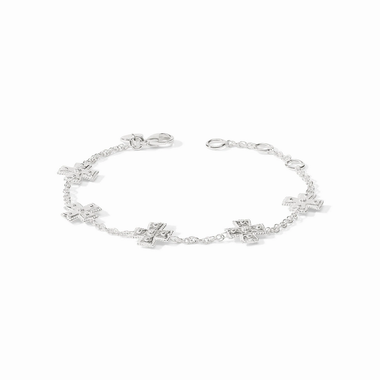 Julie Vos Julie Vos Silver Malta Canterbury Delicate Bracelet