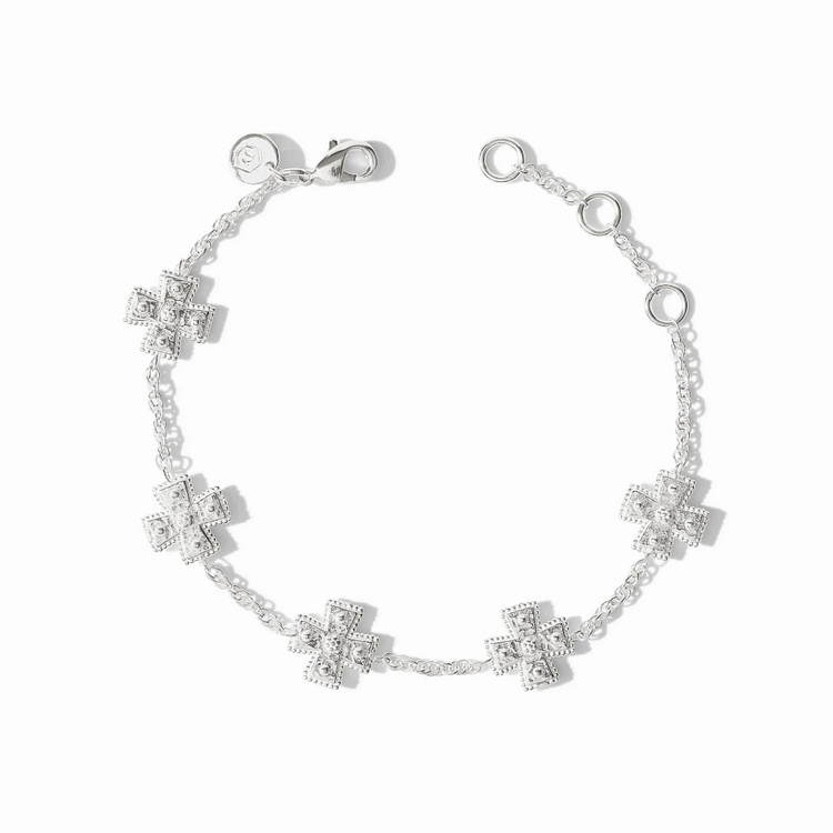 Julie Vos Julie Vos Silver Malta Canterbury Delicate Bracelet