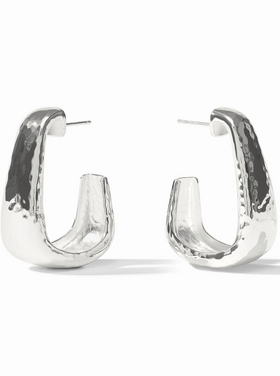 Julie Vos Julie Vos Silver Sahara Hoop L