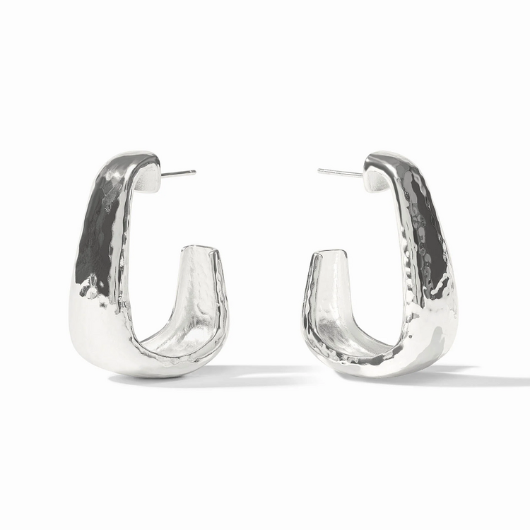 Julie Vos Julie Vos Silver Sahara Hoop L