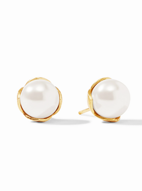 Julie Vos Julie Vos Penelope Stud Medium Pearl
