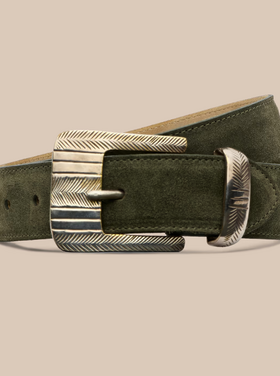 L'AGENCE L'agence Aya Western Engraved Belt