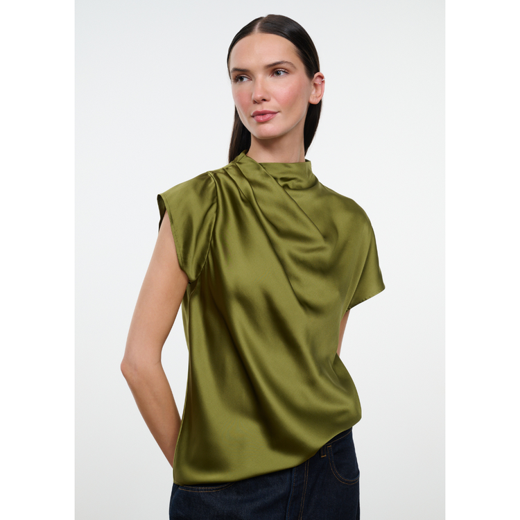 Staud Staud Davina Silk Top