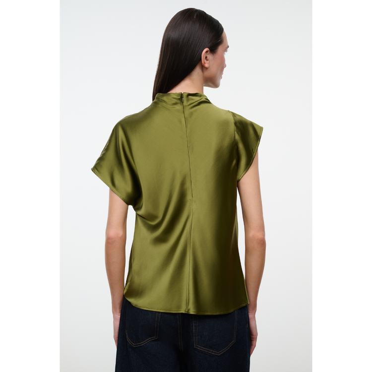 Staud Staud Davina Silk Top