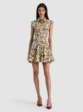Alice + Olivia Alice + Olivia Kim Corset Shirt Dress