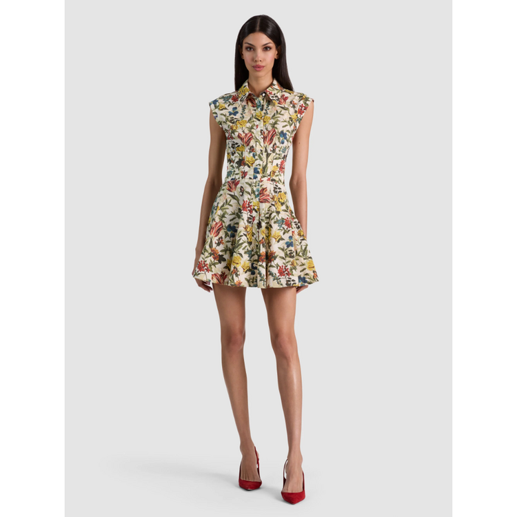 Alice + Olivia Alice + Olivia Kim Corset Shirt Dress