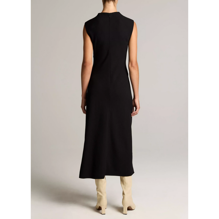 Vince Vince Draped Funnel Nk Dress