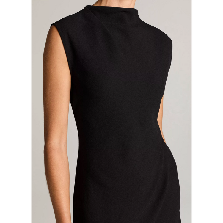 Vince Vince Draped Funnel Nk Dress
