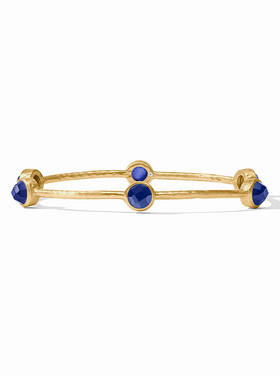 Julie Vos Julie Vos Milano Luxe Bangle Sapphire Blue