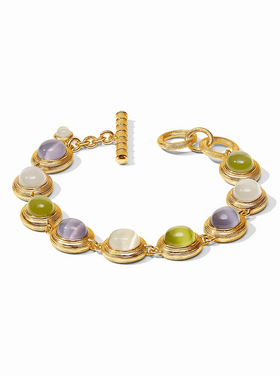 Julie Vos Julie Vos Cobblestone Tennis Bracelet Multi Cat's Eye