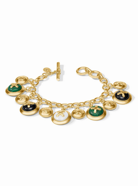 Julie Vos Julie Vos Essex Charm Bracelet Multi Stone